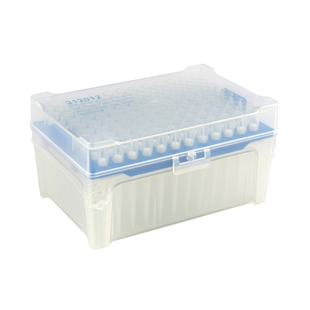 Наконечники ПЛР в штативі, NEST, фільтр, стерил., 200 мкл, 312012